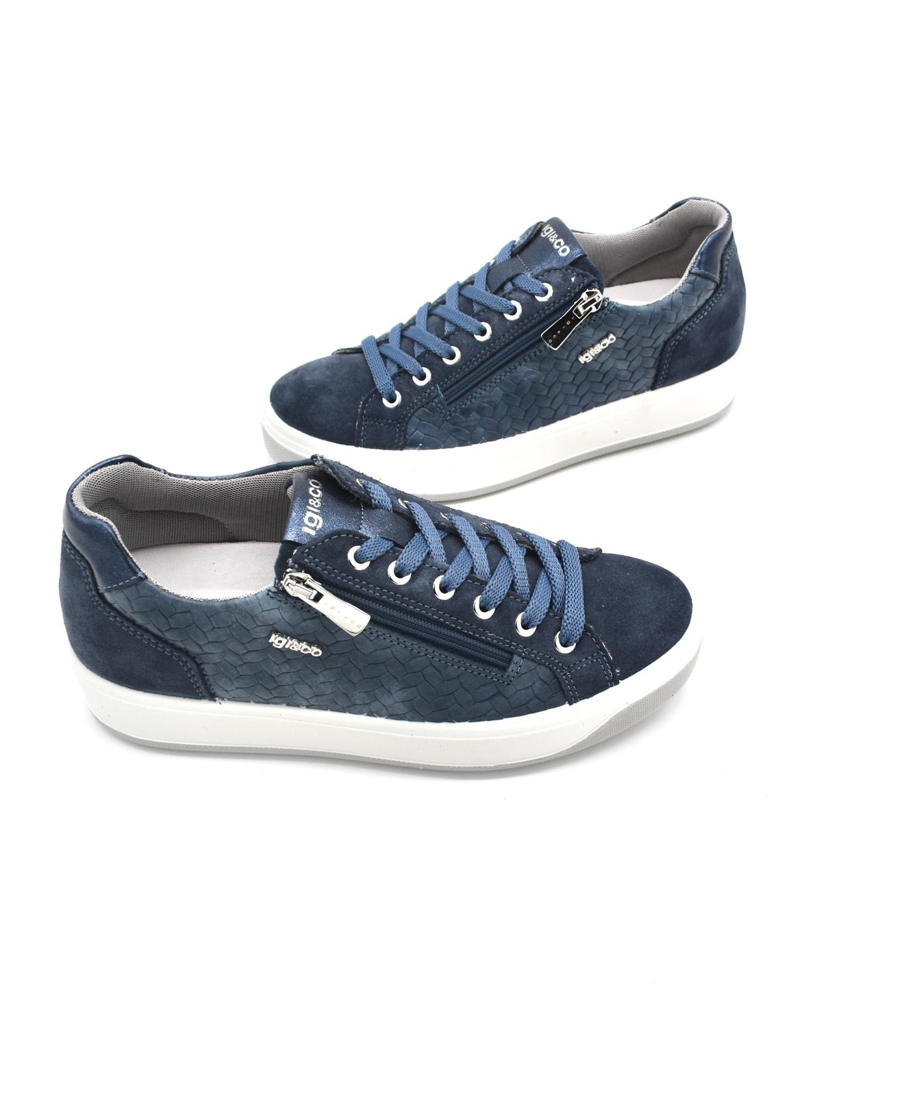 Sneakers da donna in pelle Igi&Co