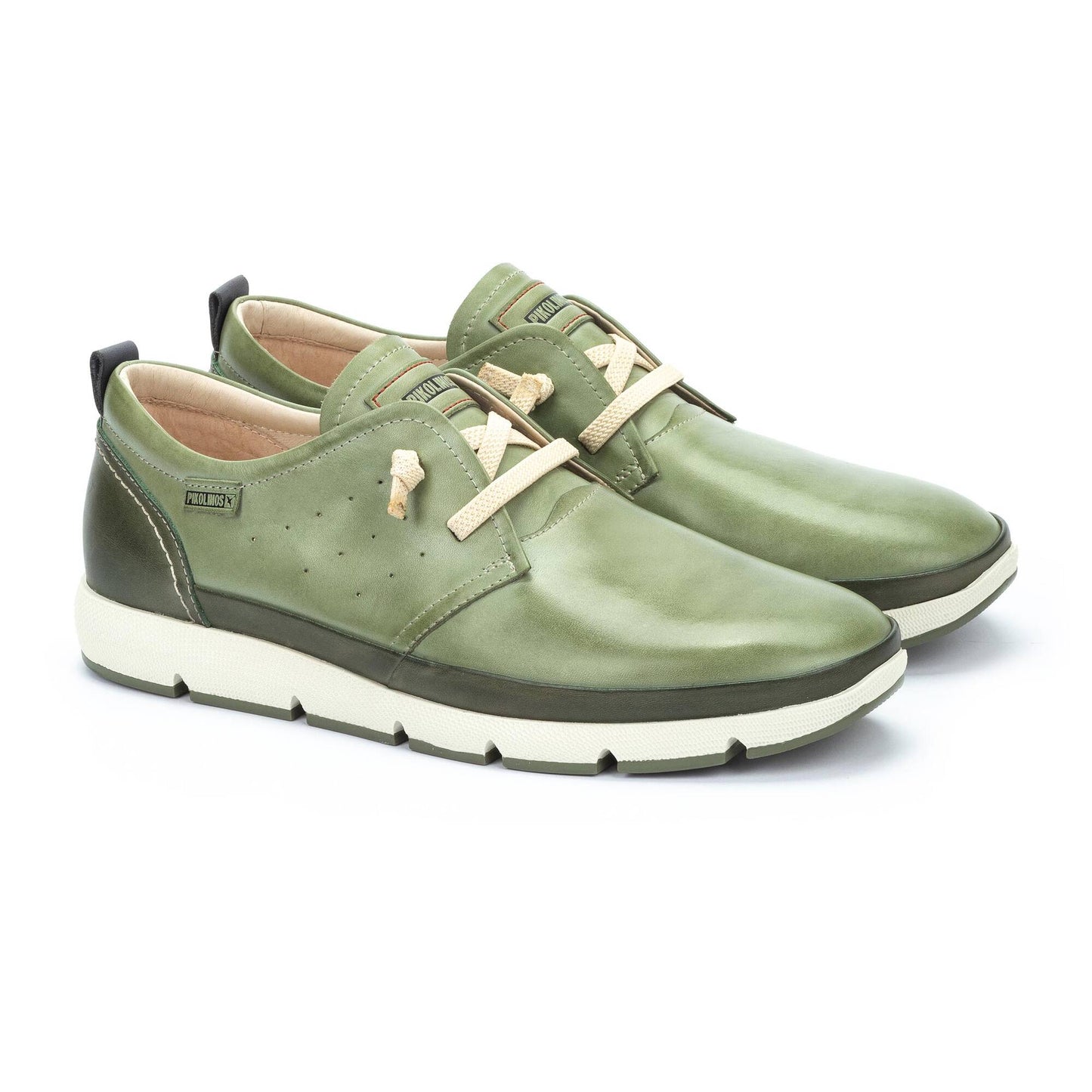 Sneakers in pelle con laccio elastico da uomo Pikolinos
