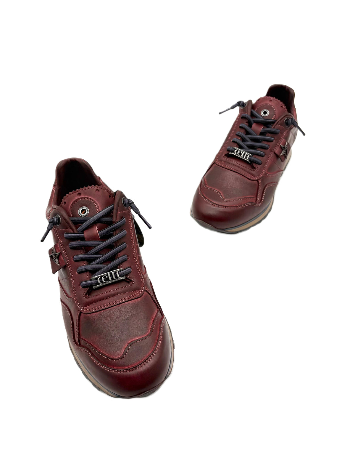 Sneakers da uomo in pelle Cetti