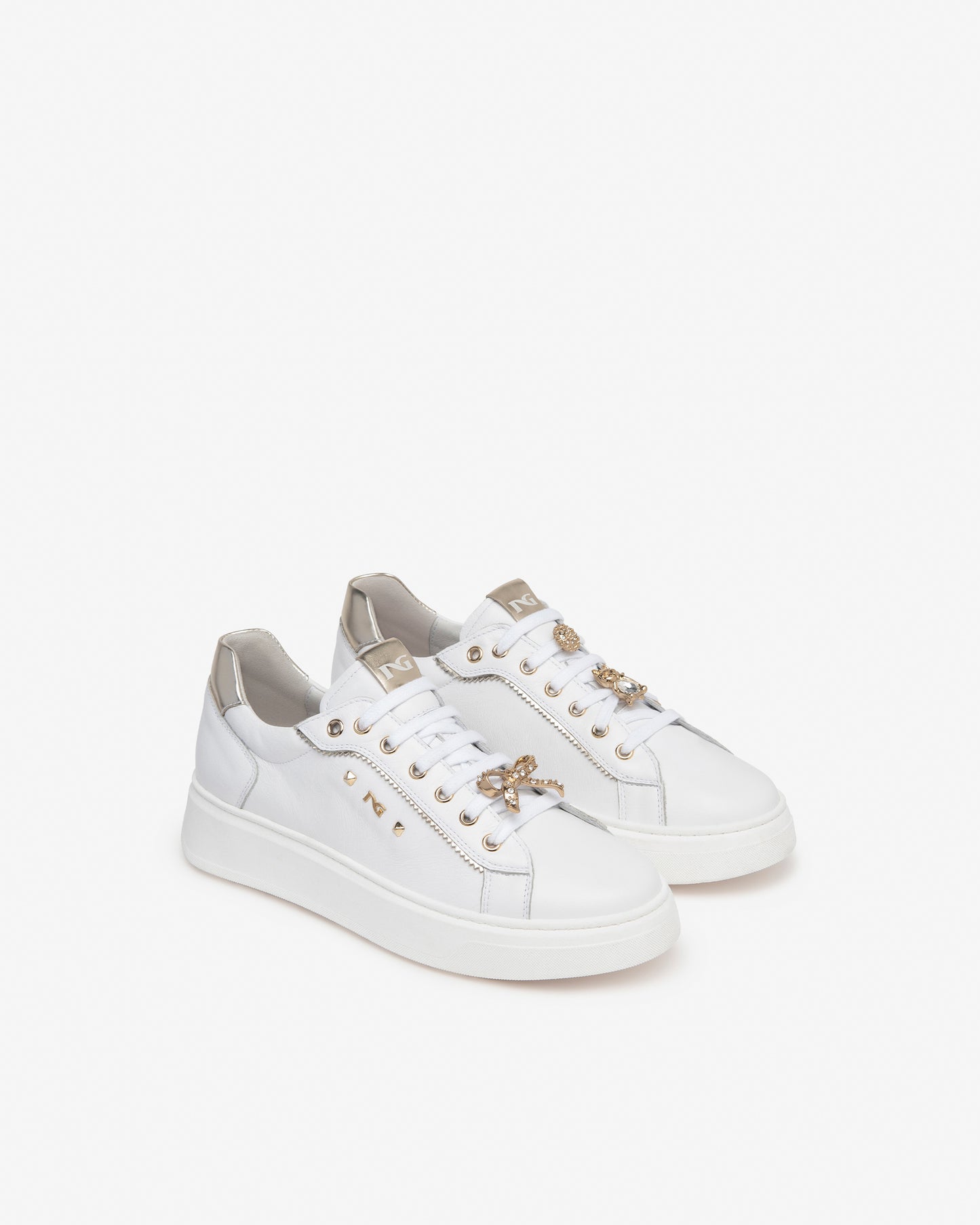 Sneakers da donna in pelle NeroGiardini