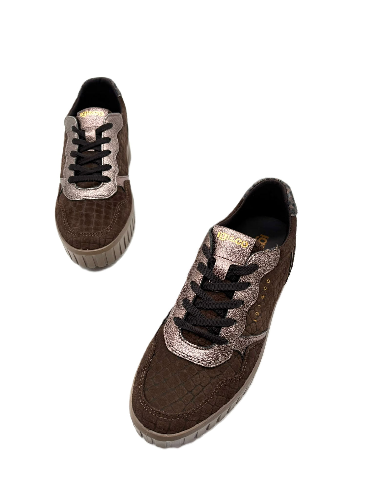 Sneakers da donna in pelle Igi&Co