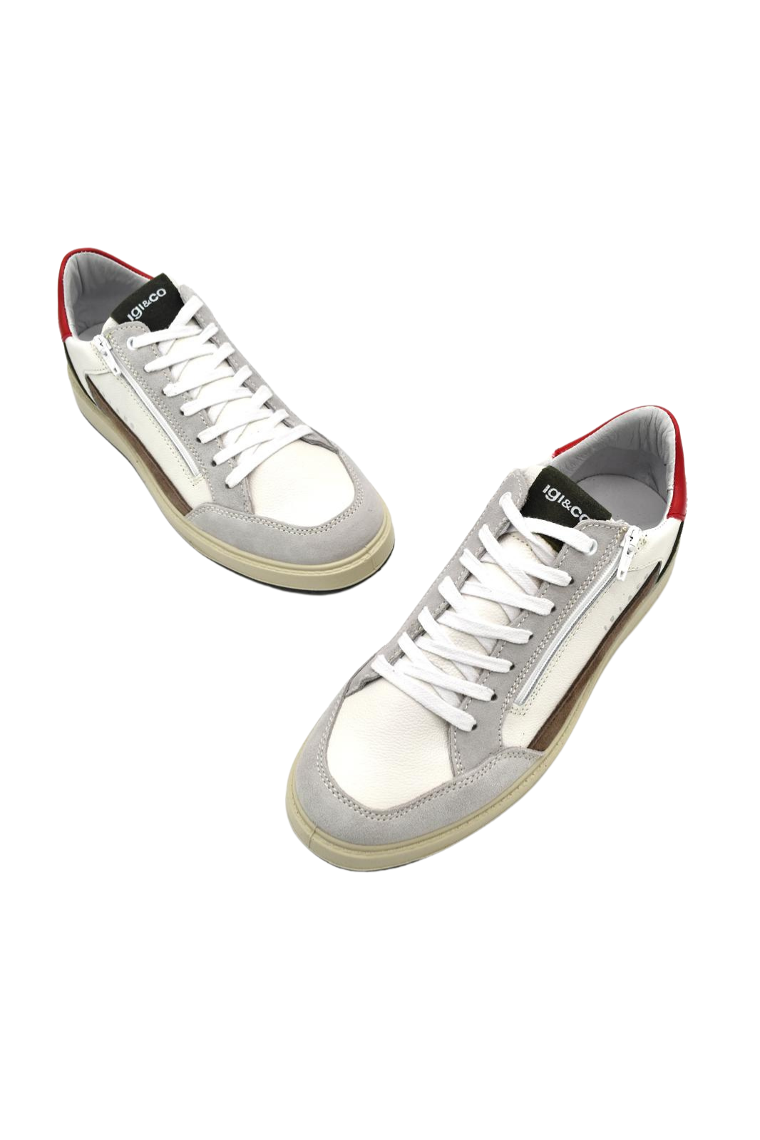 Sneakers da uomo in pelle Igi&Co