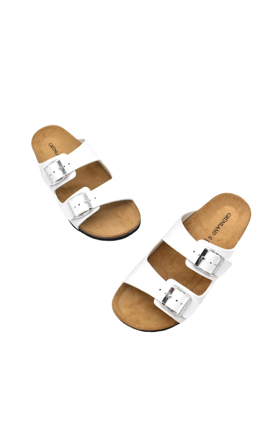 Ciabatta doppia fibbia da donna in sughero GRÜNLAND