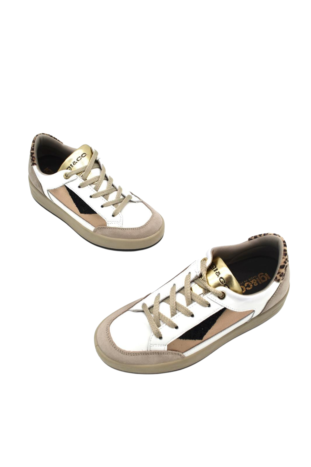Sneakers da donna in pelle Igi&Co