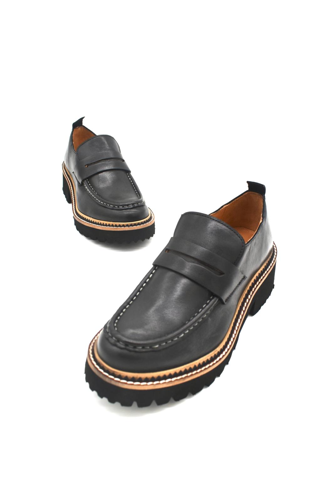 Mocassini da donna in pelle Evoca