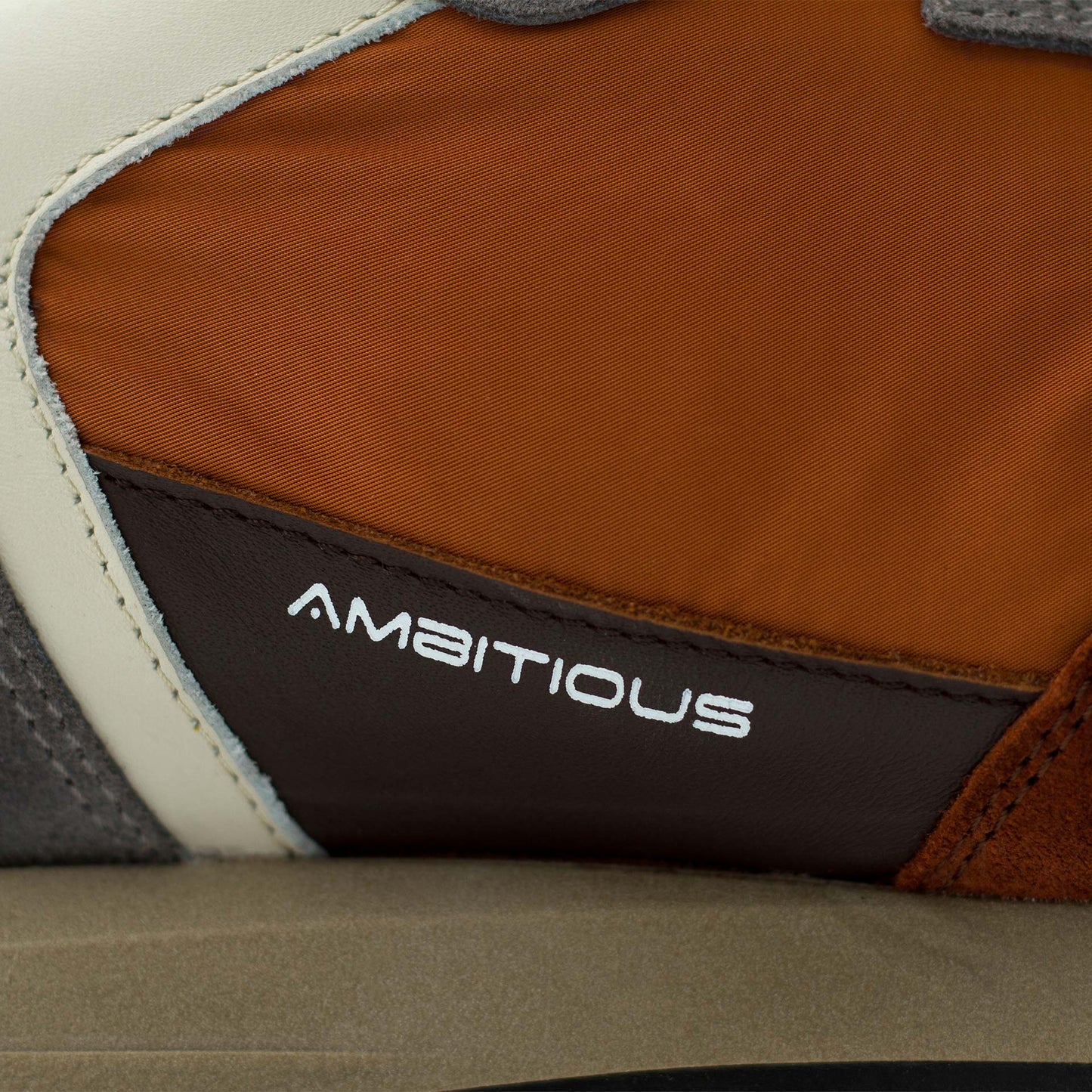 Sneakers da uomo in pelle, camoscio e tela Ambitious