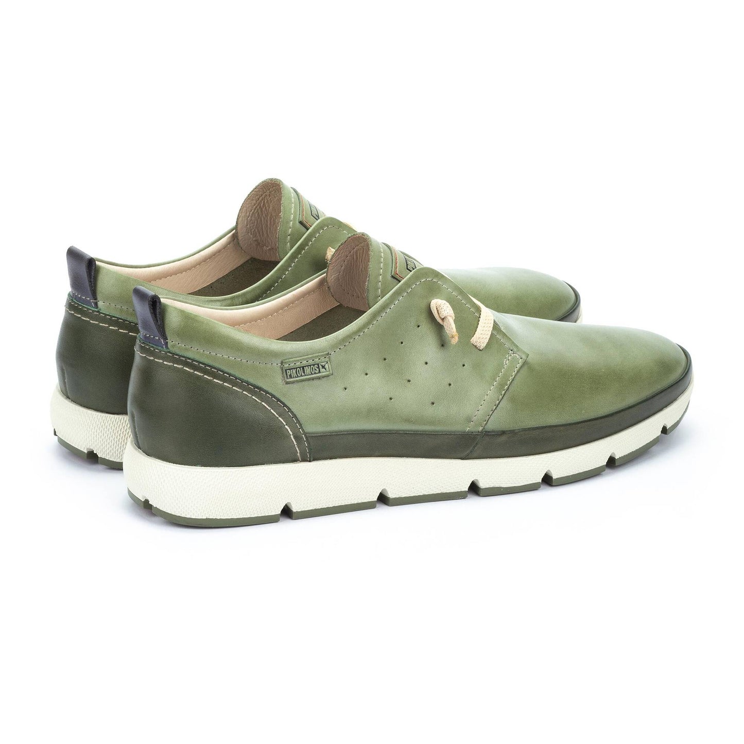 Sneakers in pelle con laccio elastico da uomo Pikolinos