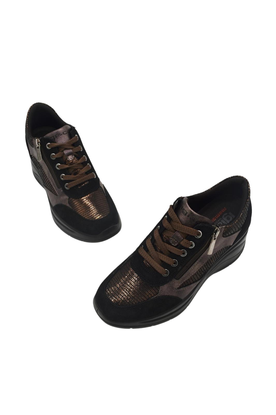 Sneakers da donna in pelle Igi&Co