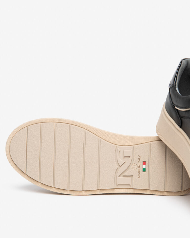 Sneakers da donna in pelle NeroGiardini