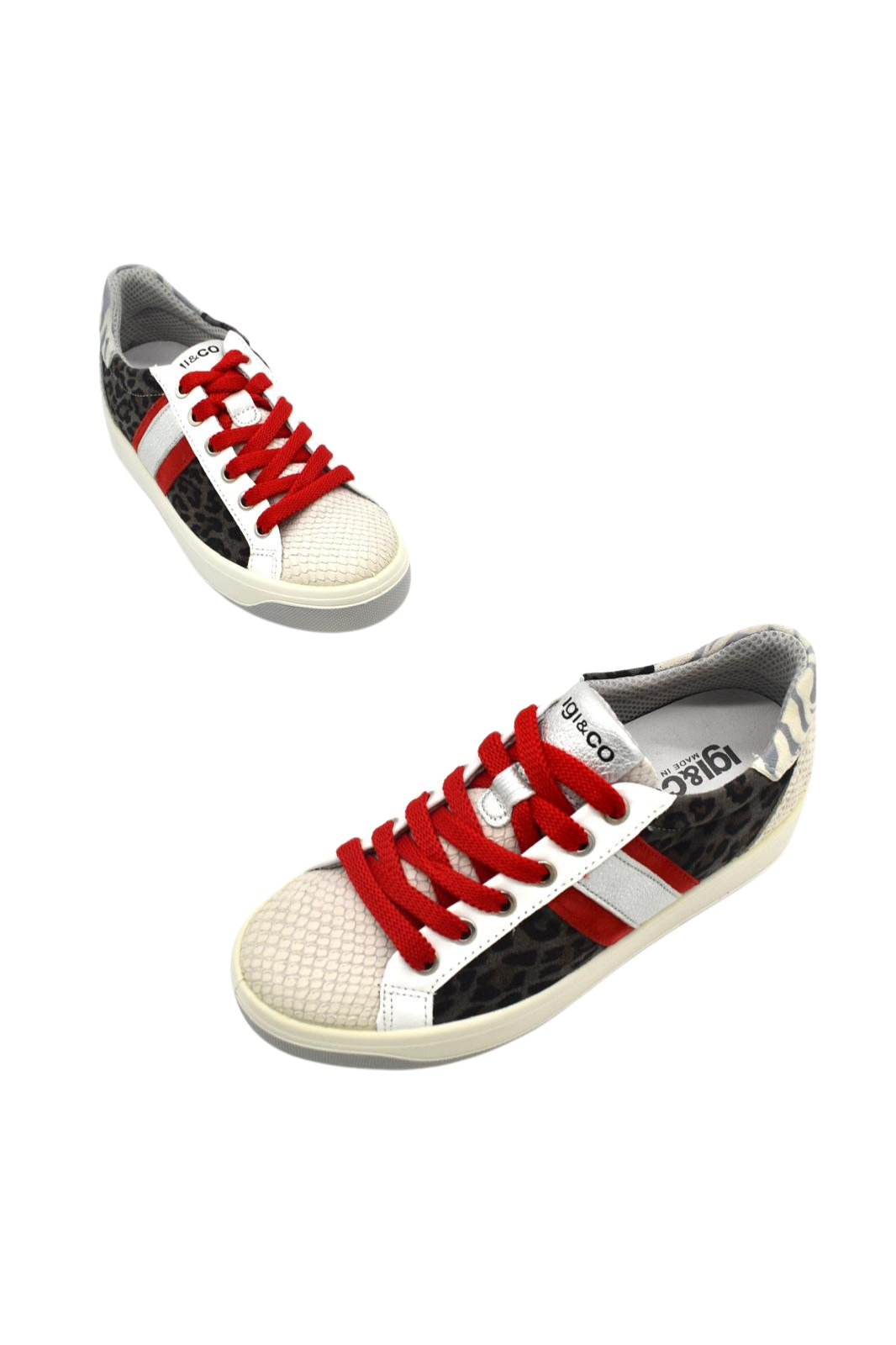 Sneakers da donna in pelle Igi&Co
