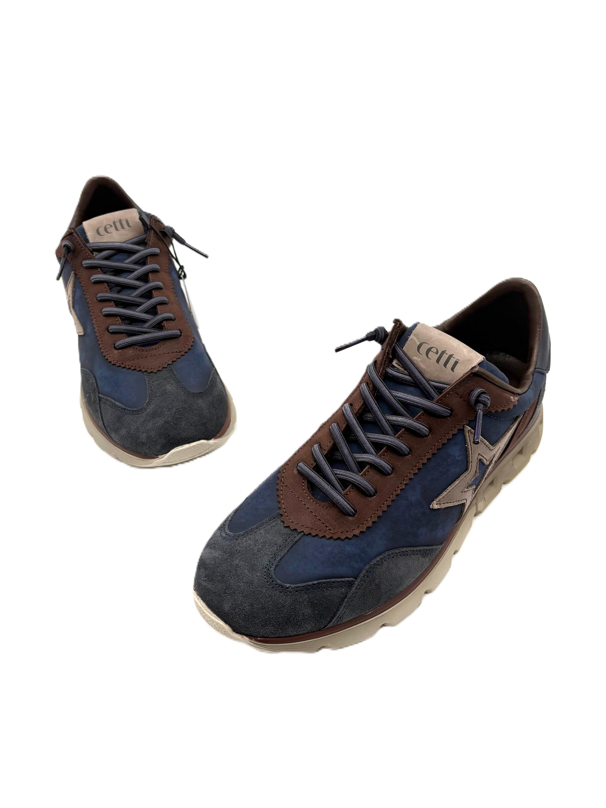 Sneakers da uomo in pelle Cetti
