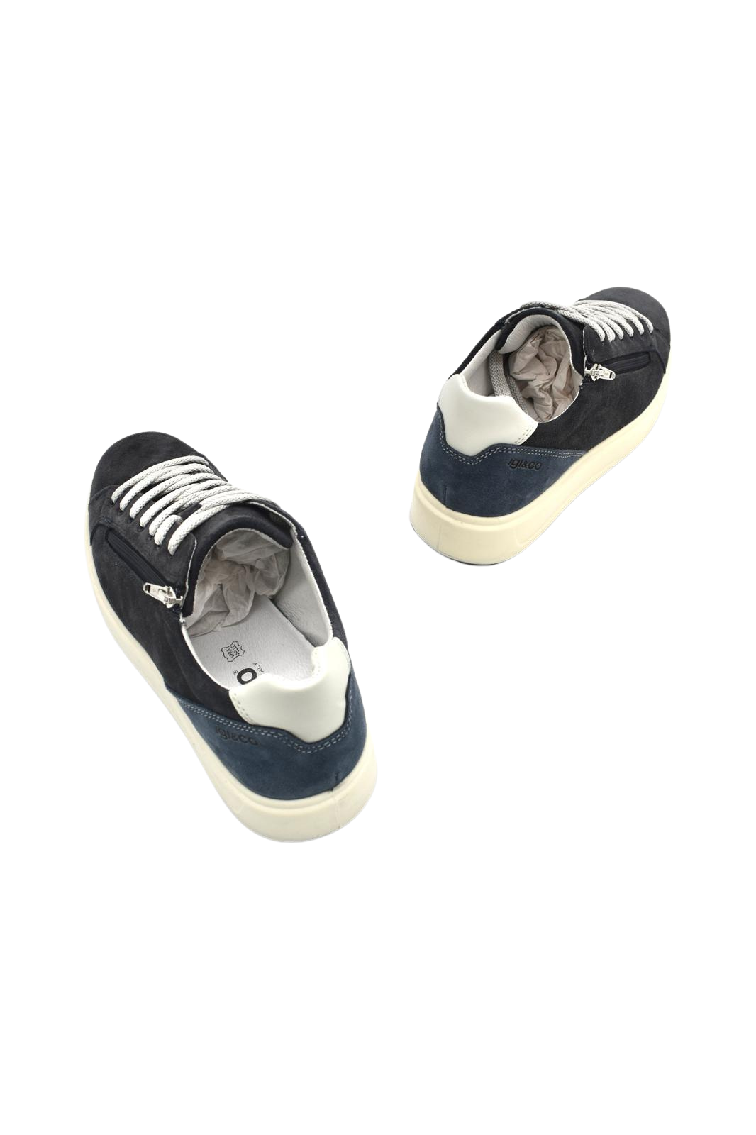 Sneakers da uomo in camoscio Igi&Co