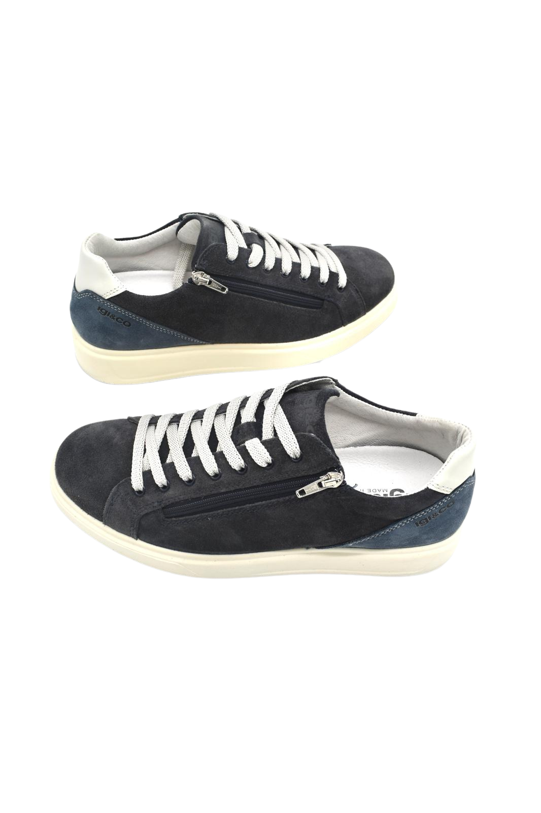 Sneakers da uomo in camoscio Igi&Co