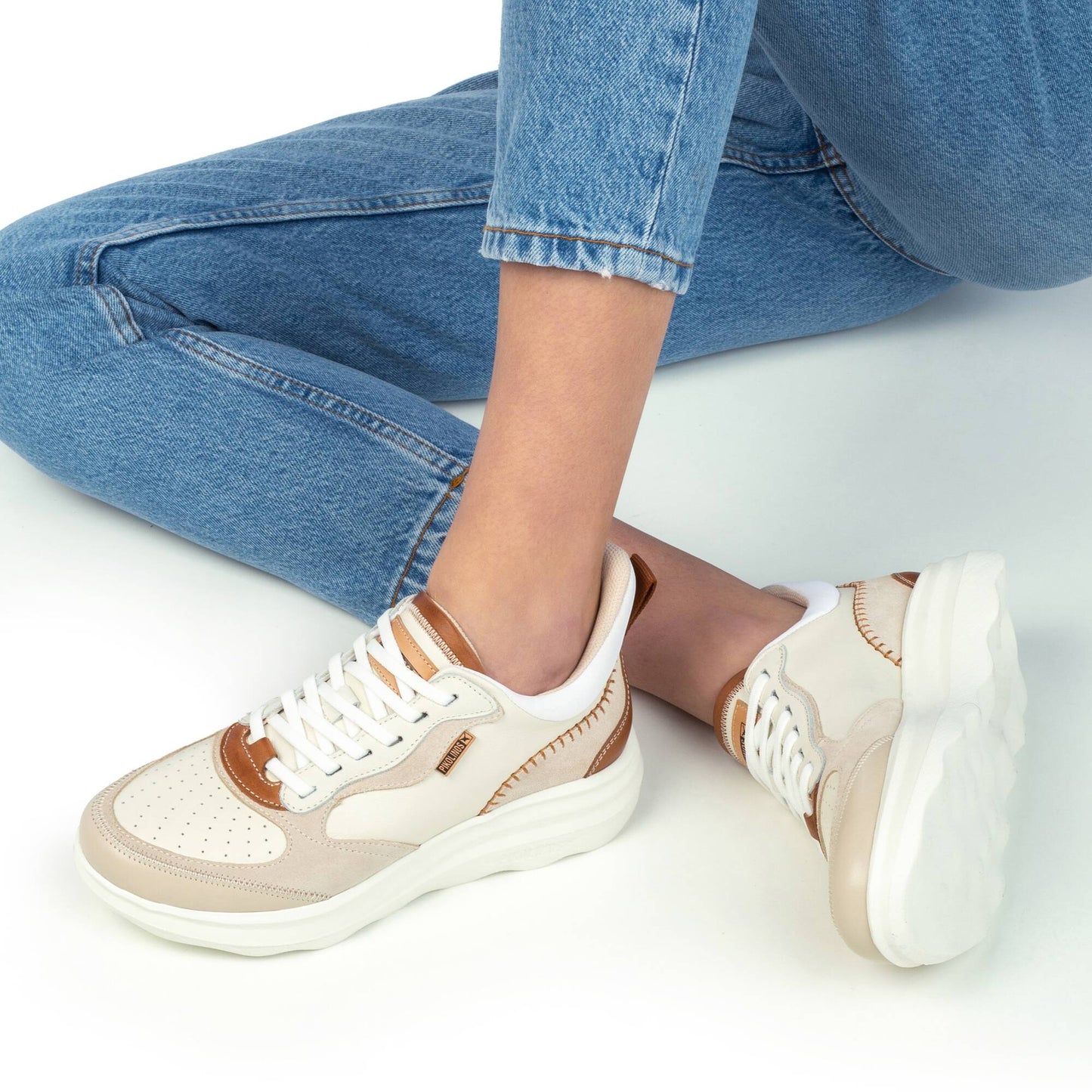 Sneakers da donna in pelle Pikolinos