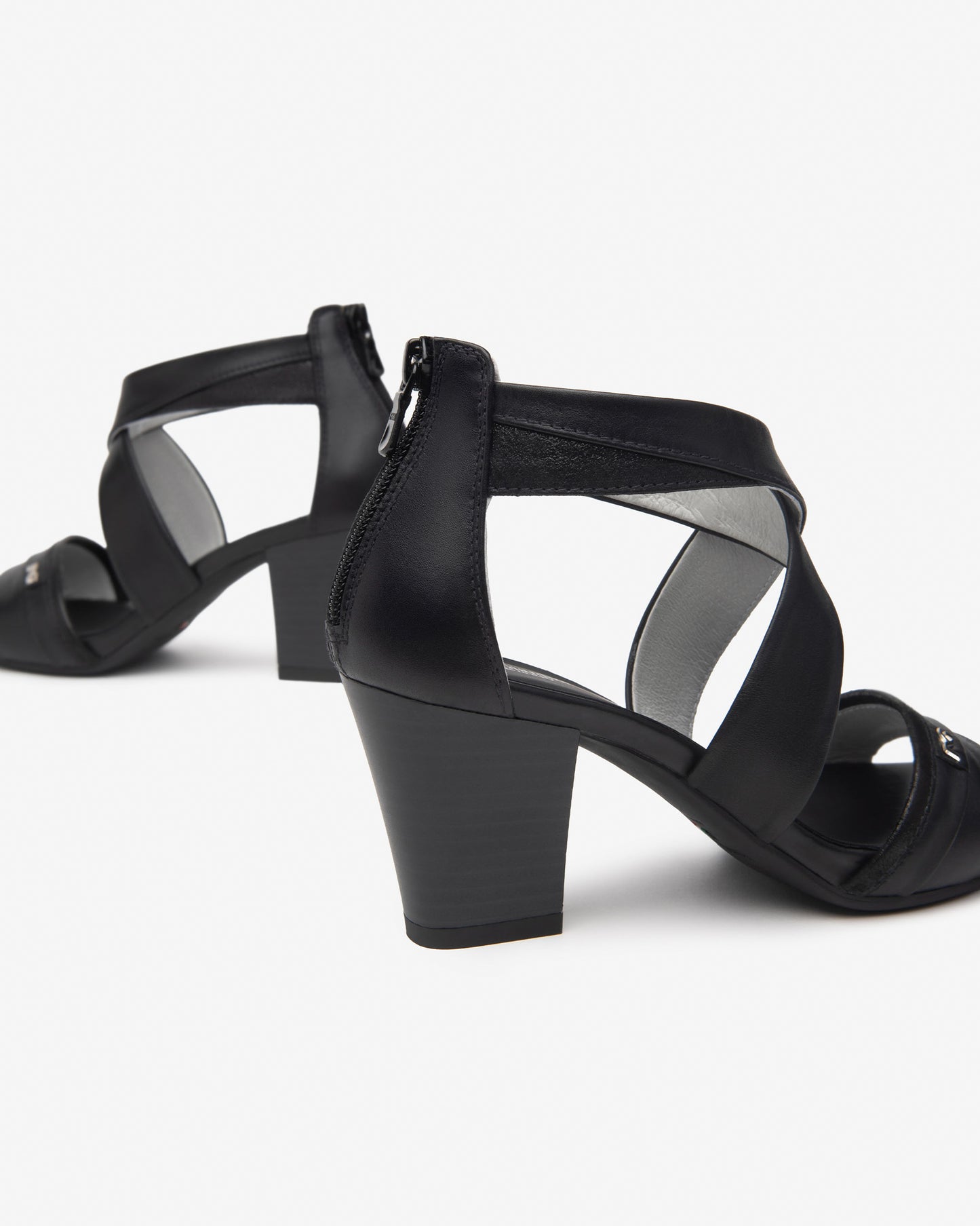 Sandali da donna in pelle Nero Giardini
