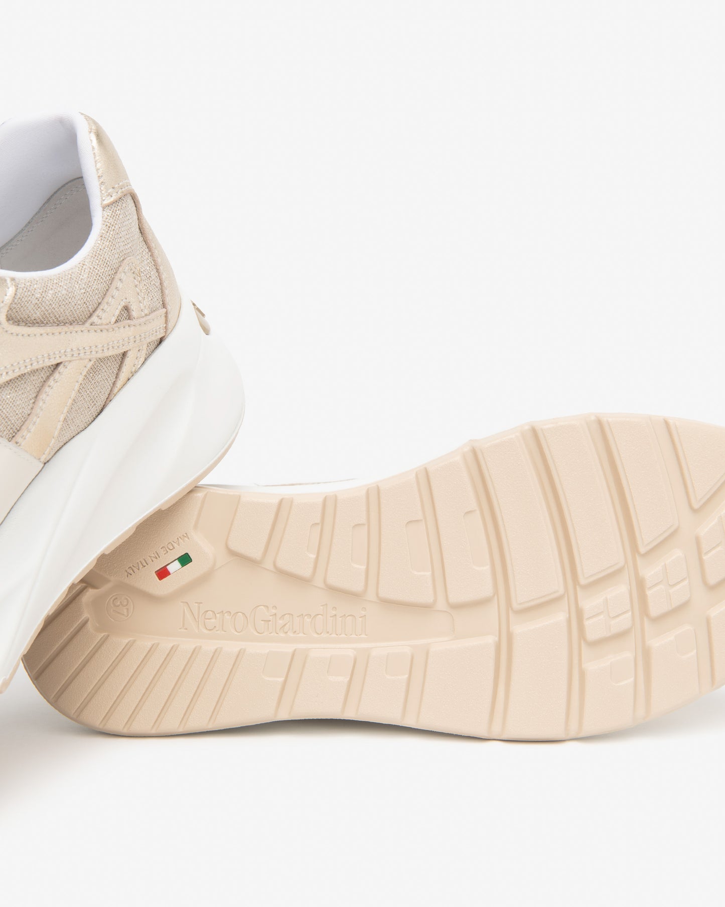 Sneakers da donna in pelle NeroGiardini