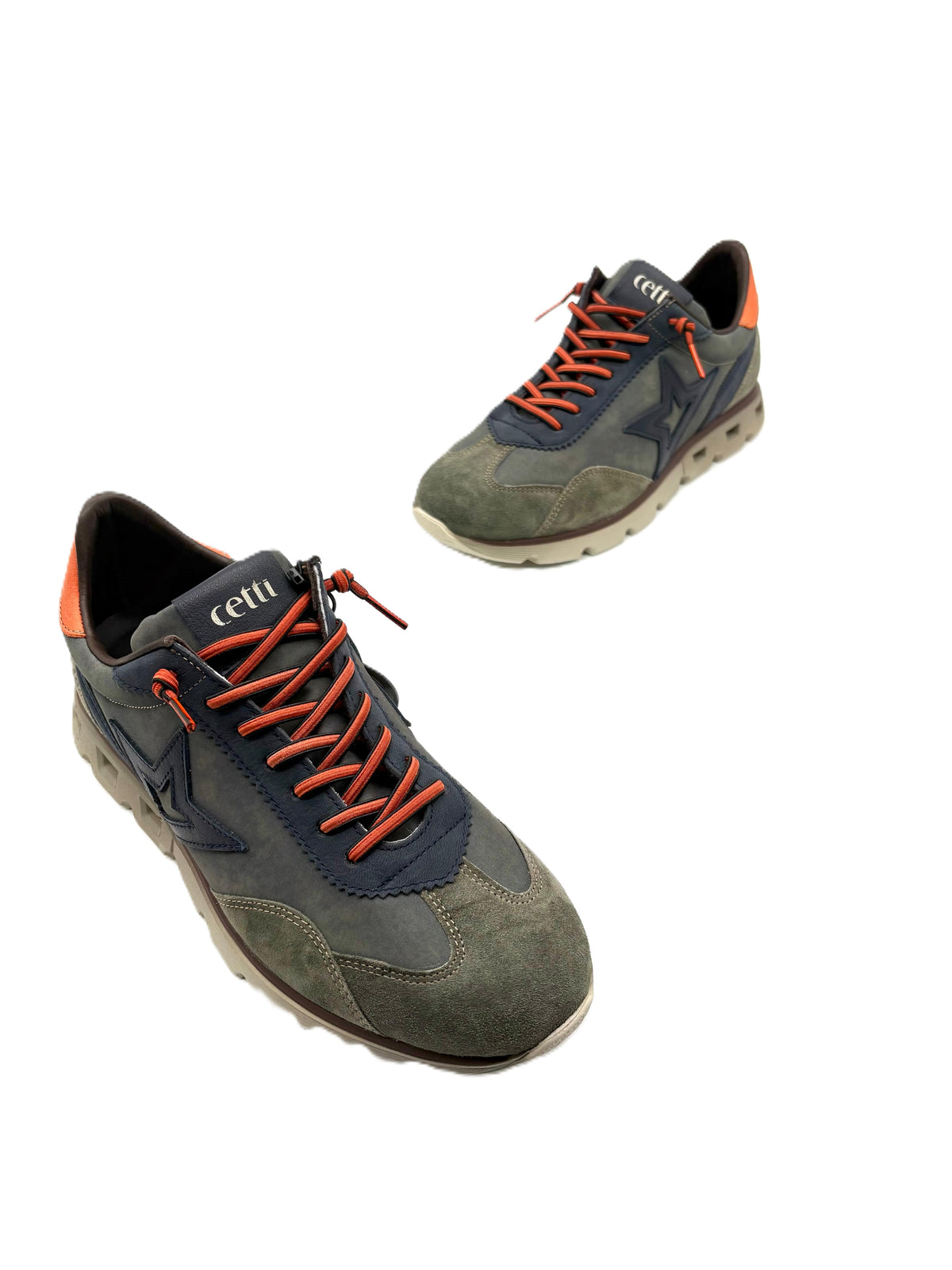 Sneakers da uomo in pelle Cetti