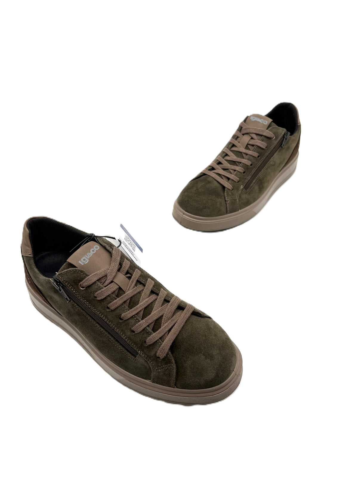 Sneakers da uomo in camoscio Igi&Co
