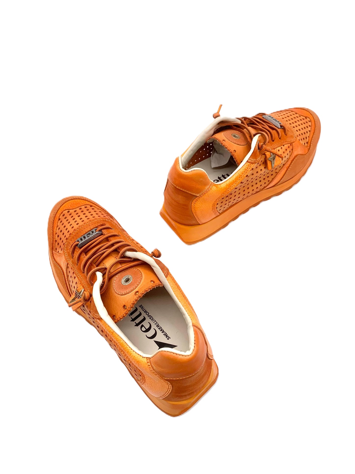 Sneakers da uomo in pelle Cetti