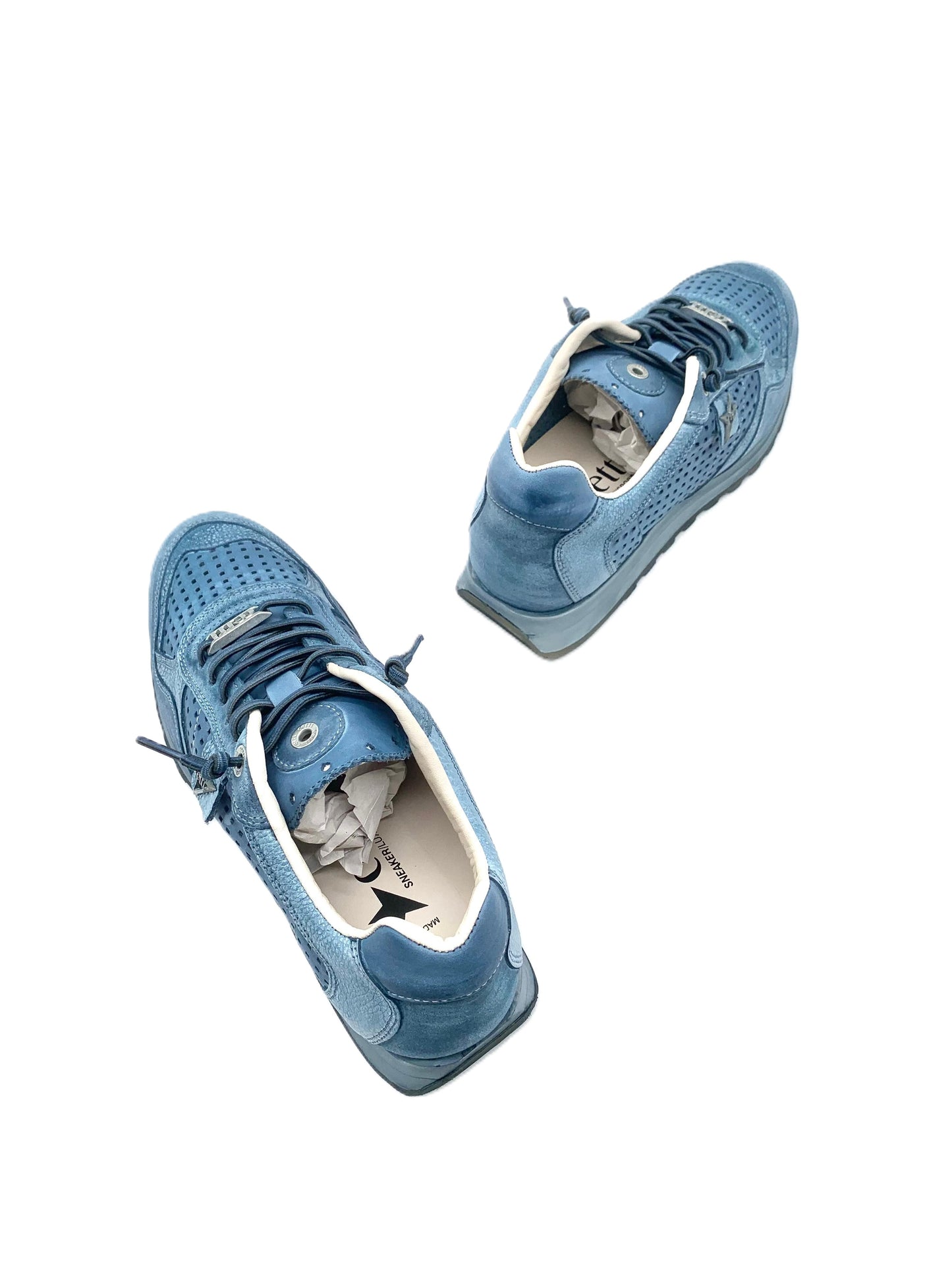 Sneakers da uomo in pelle Cetti