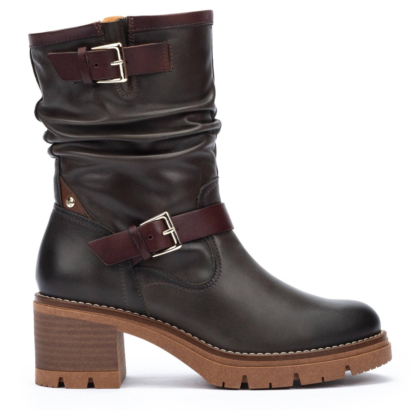 Stivali biker da donna in pelle Pikolinos