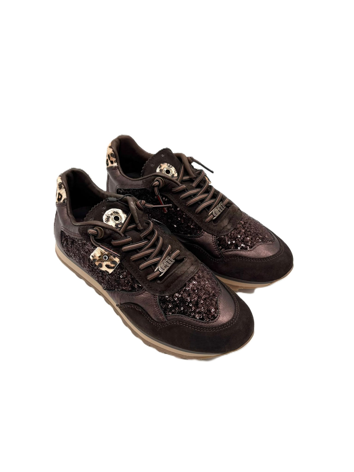 Sneakers da donna in pelle Cetti