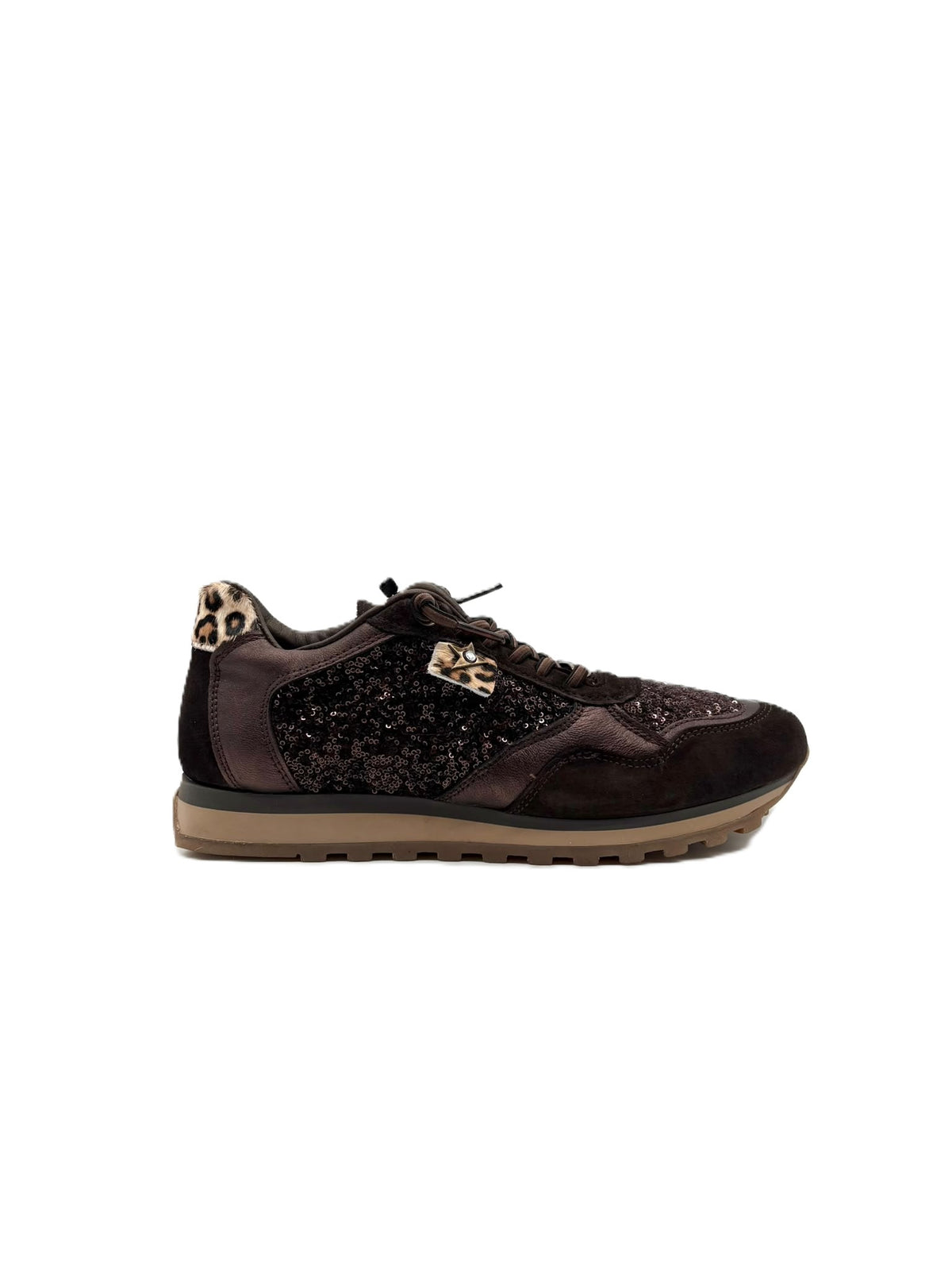 Sneakers da donna in pelle Cetti
