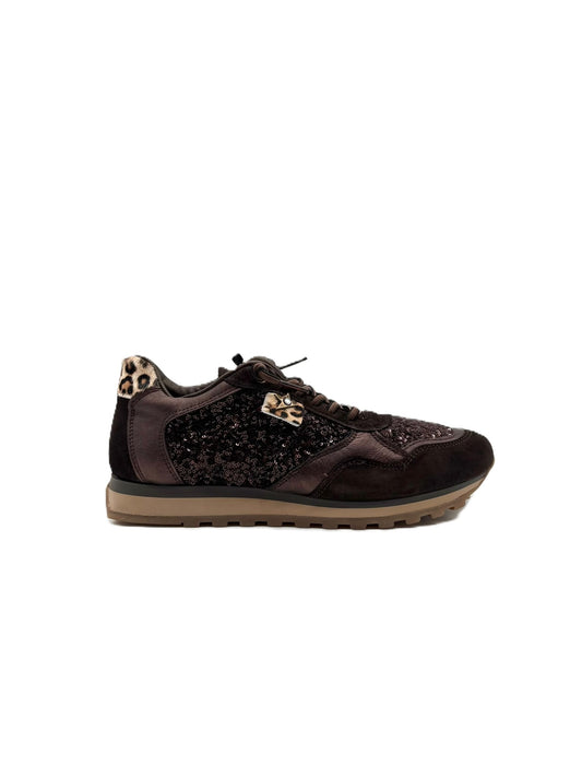 Sneakers da donna in pelle Cetti