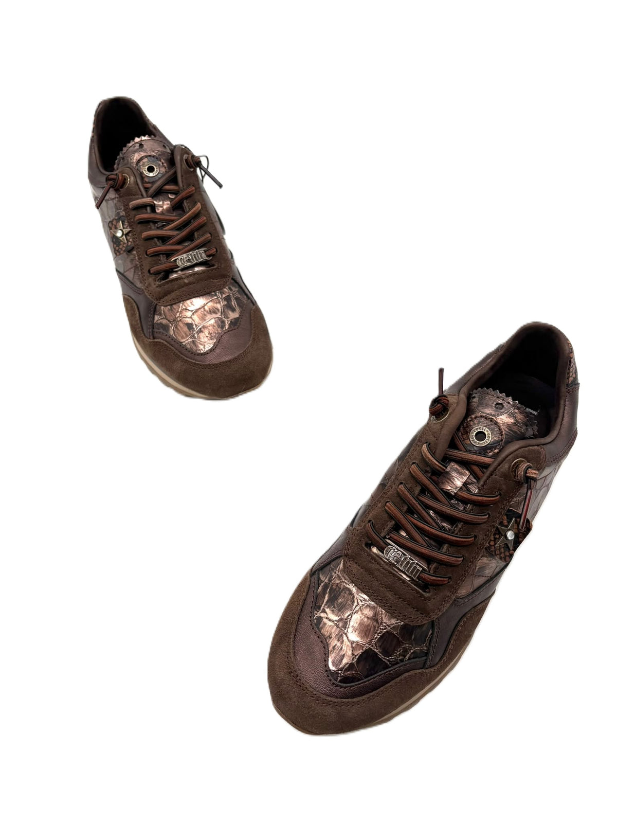 Sneakers da donna in pelle Cetti