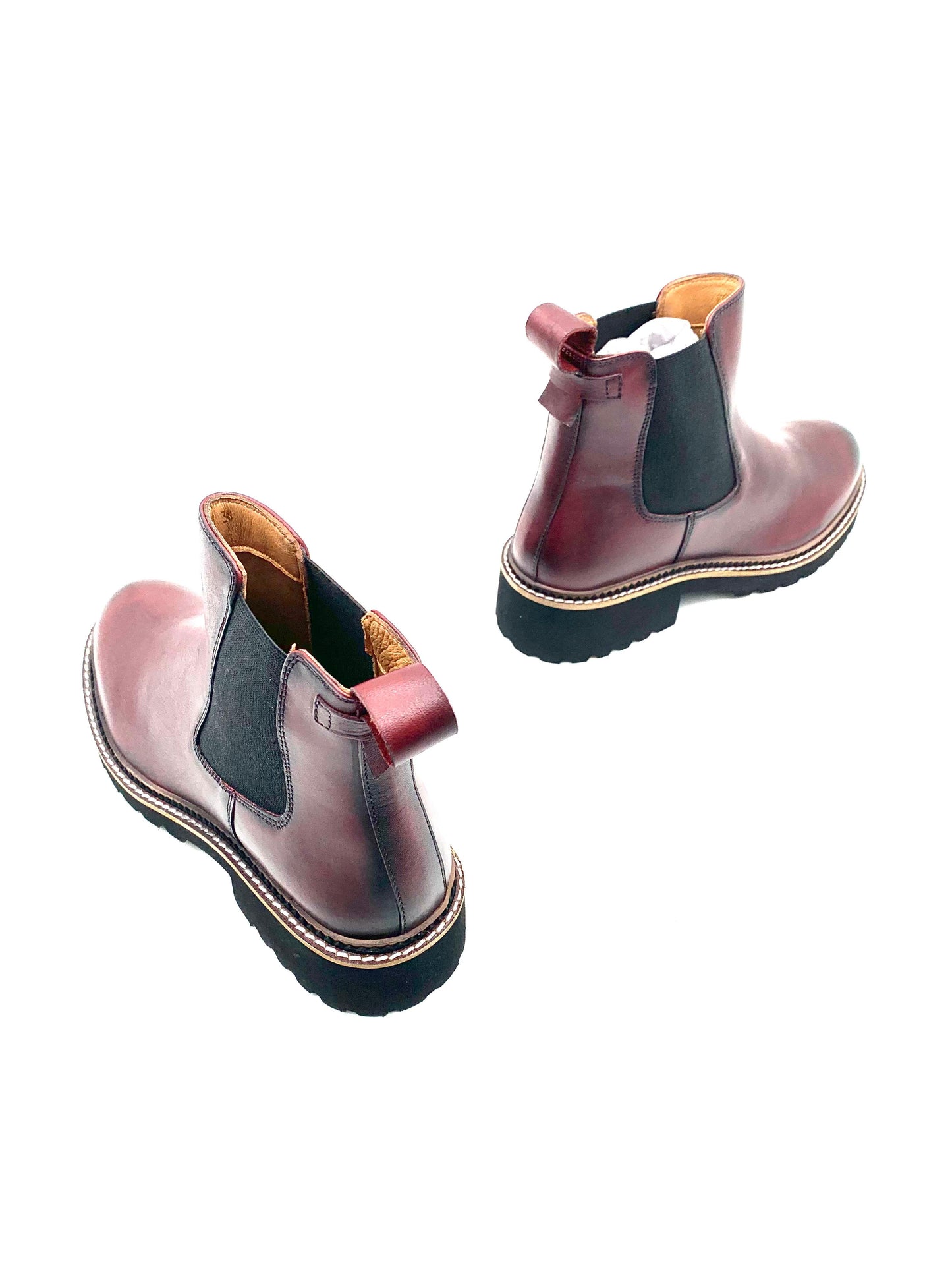 Stivaletti chelsea da donna in pelle Evoca