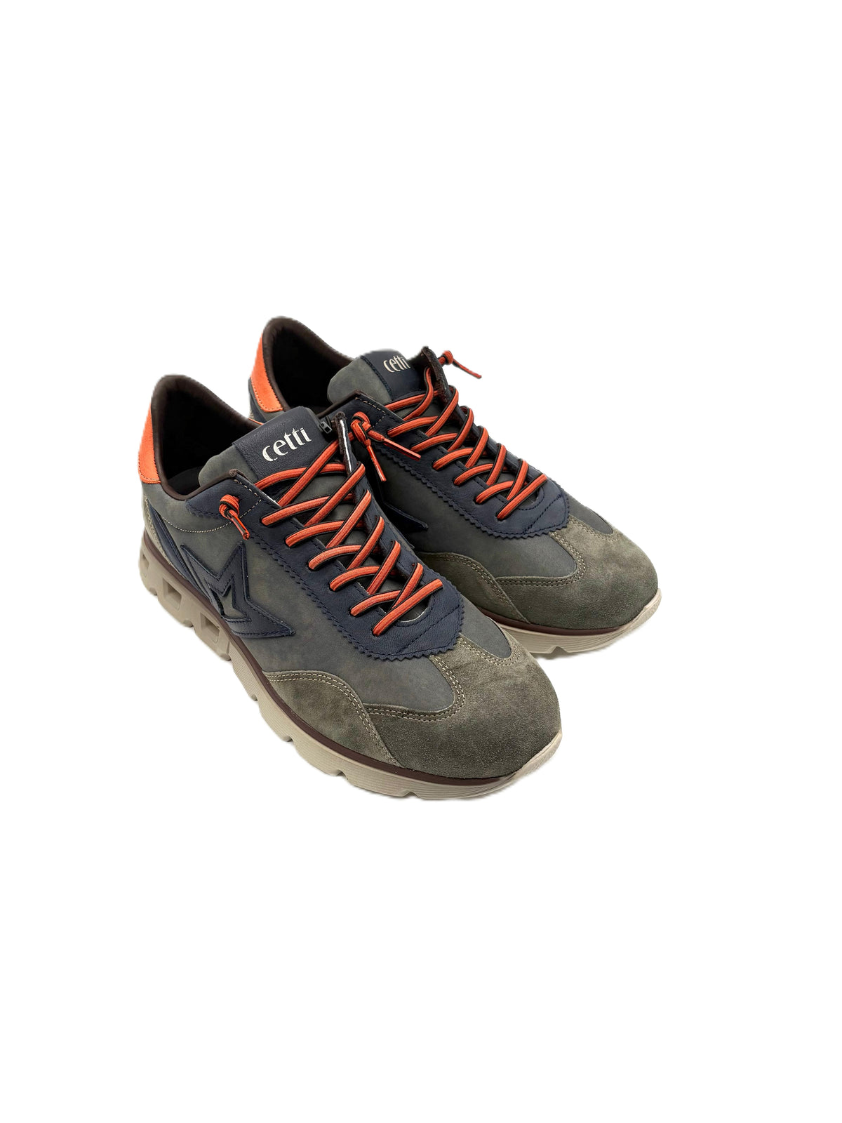 Sneakers da uomo in pelle Cetti