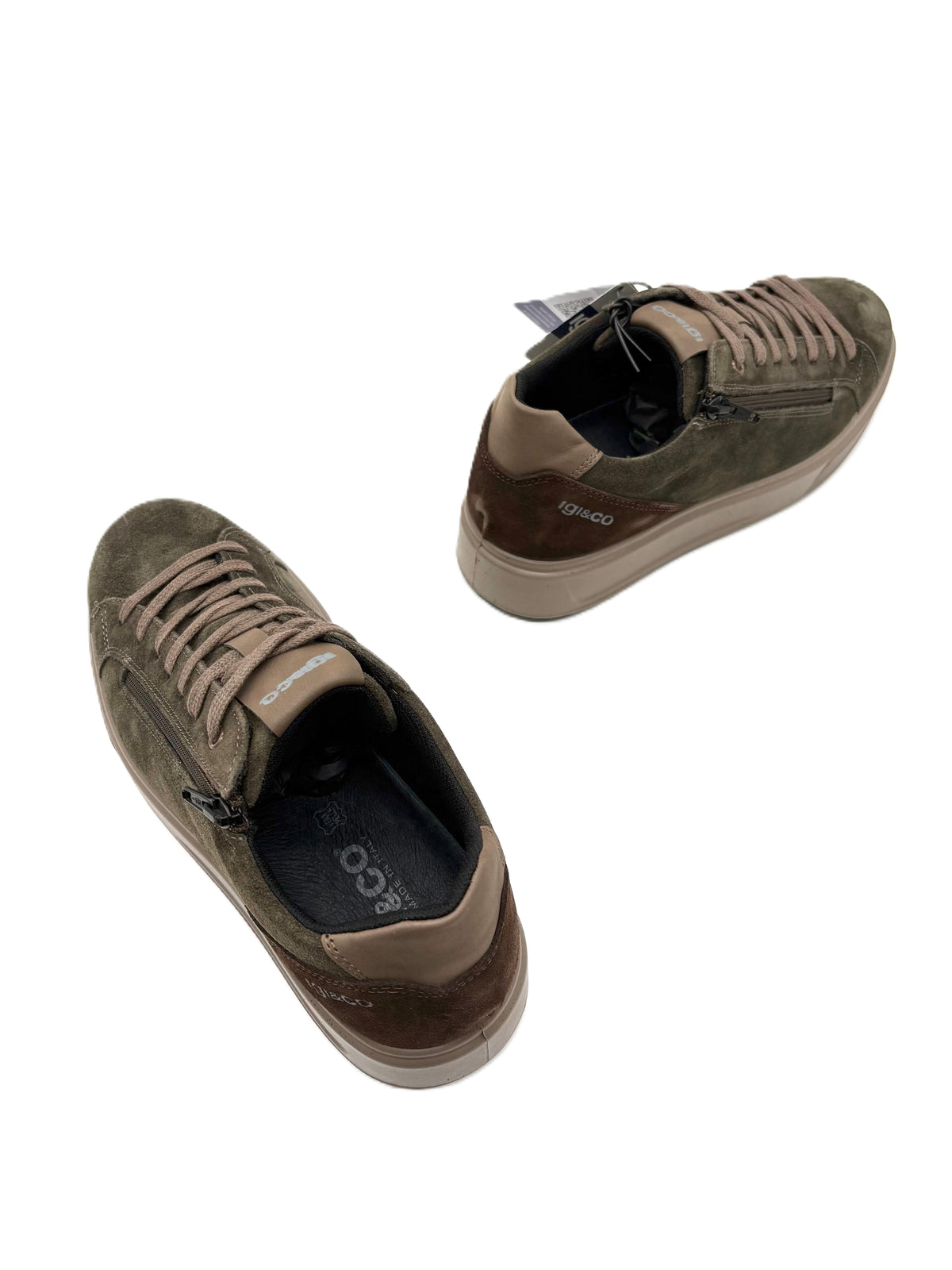 Sneakers da uomo in camoscio Igi&Co