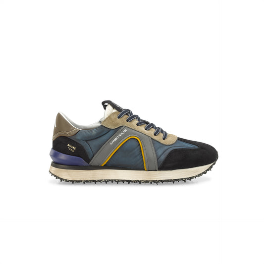 Sneakers da uomo in pelle e camoscio Ambitious