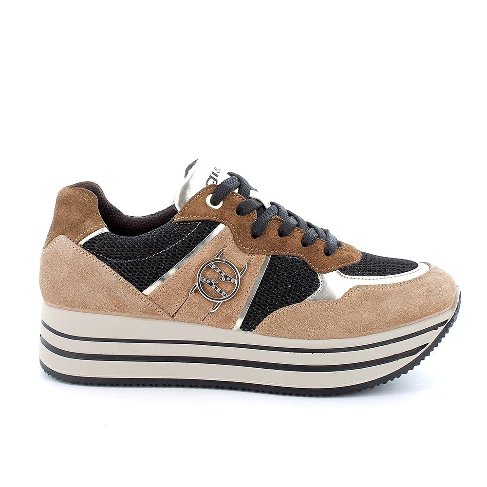 Sneakers da donna in camoscio Igi&Co