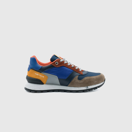 Sneakers da uomo in pelle, camoscio e tela Ambitious