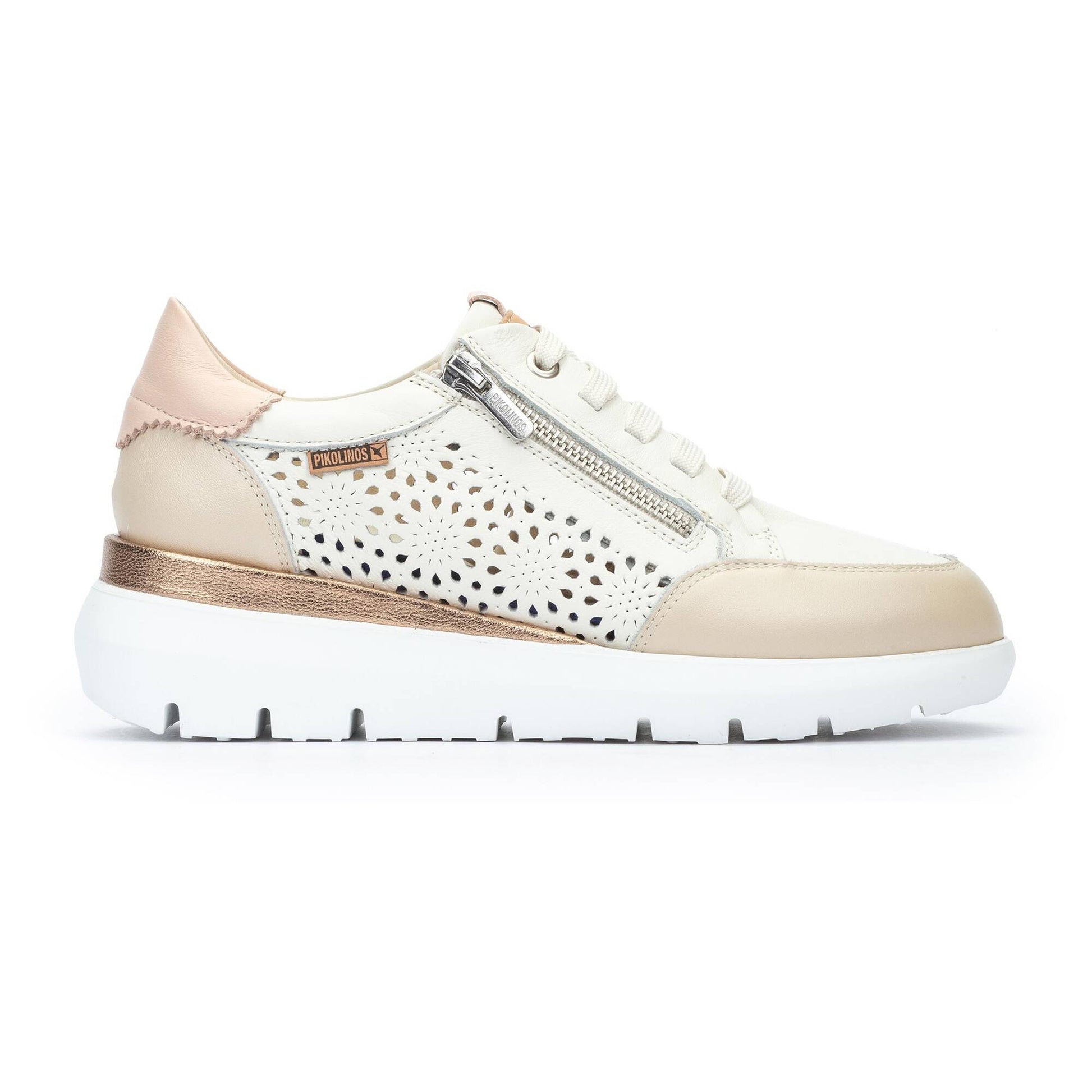 Sneakers da donna in pelle traforata Pikolinos