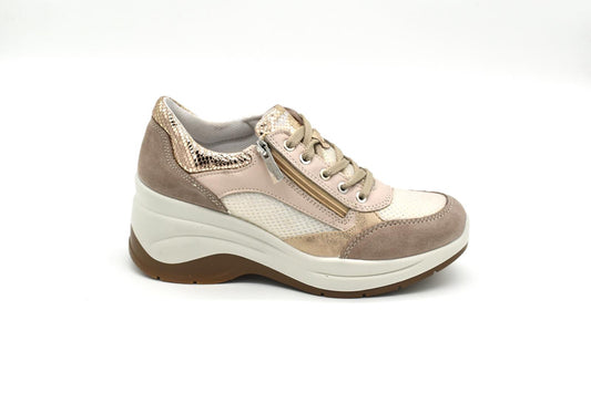 Sneakers alte da donna in pelle Igi & Co