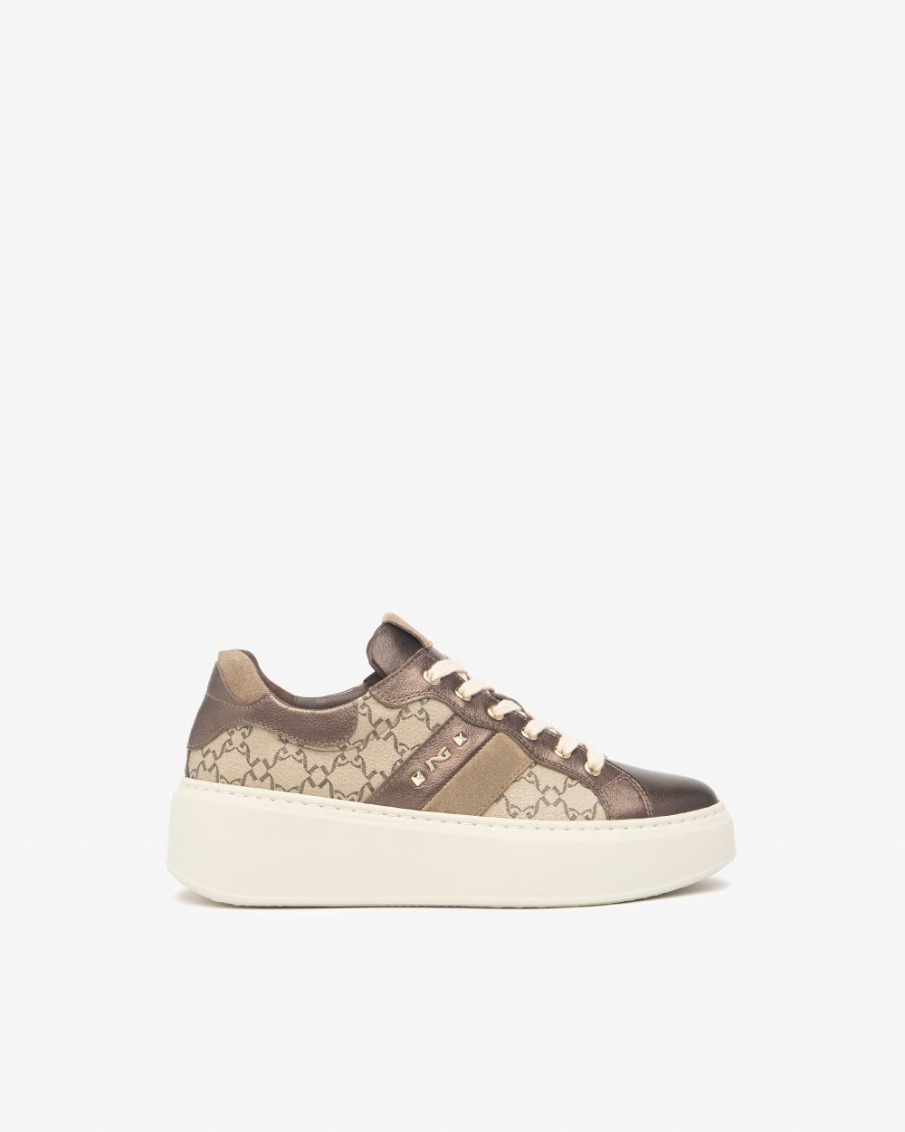 Sneakers da donna in pelle NeroGiardini