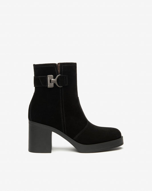 Stivaletti da donna in camoscio NeroGiardini