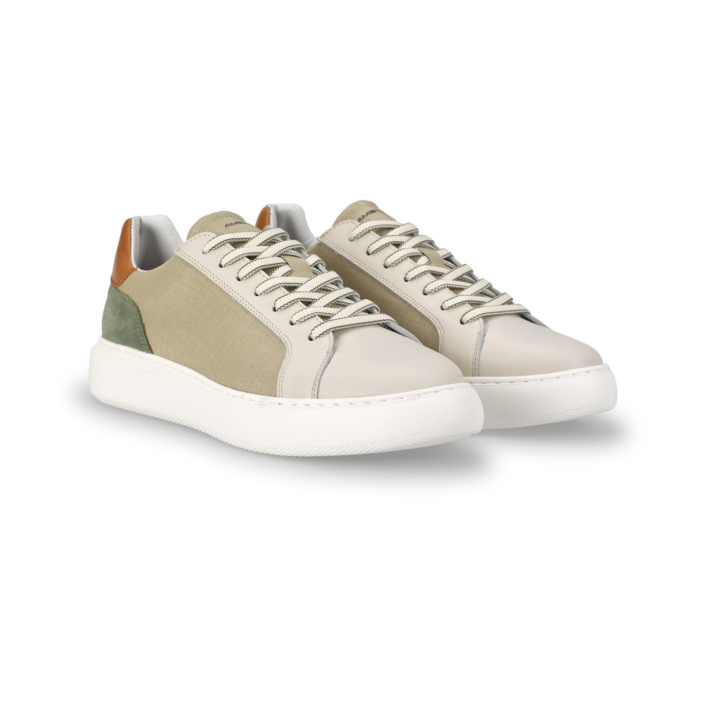 Sneakers da uomo in pelle, camoscio e tela Ambitious