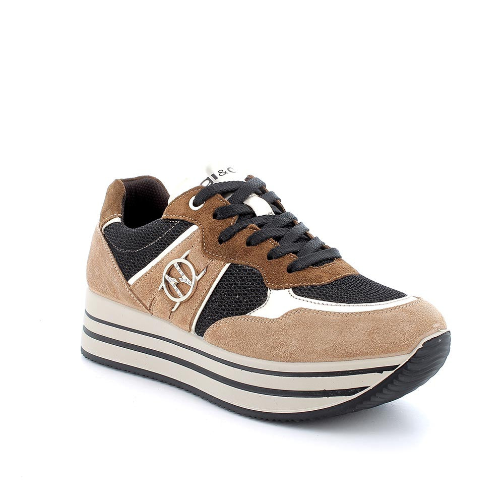 Sneakers da donna in camoscio Igi&Co