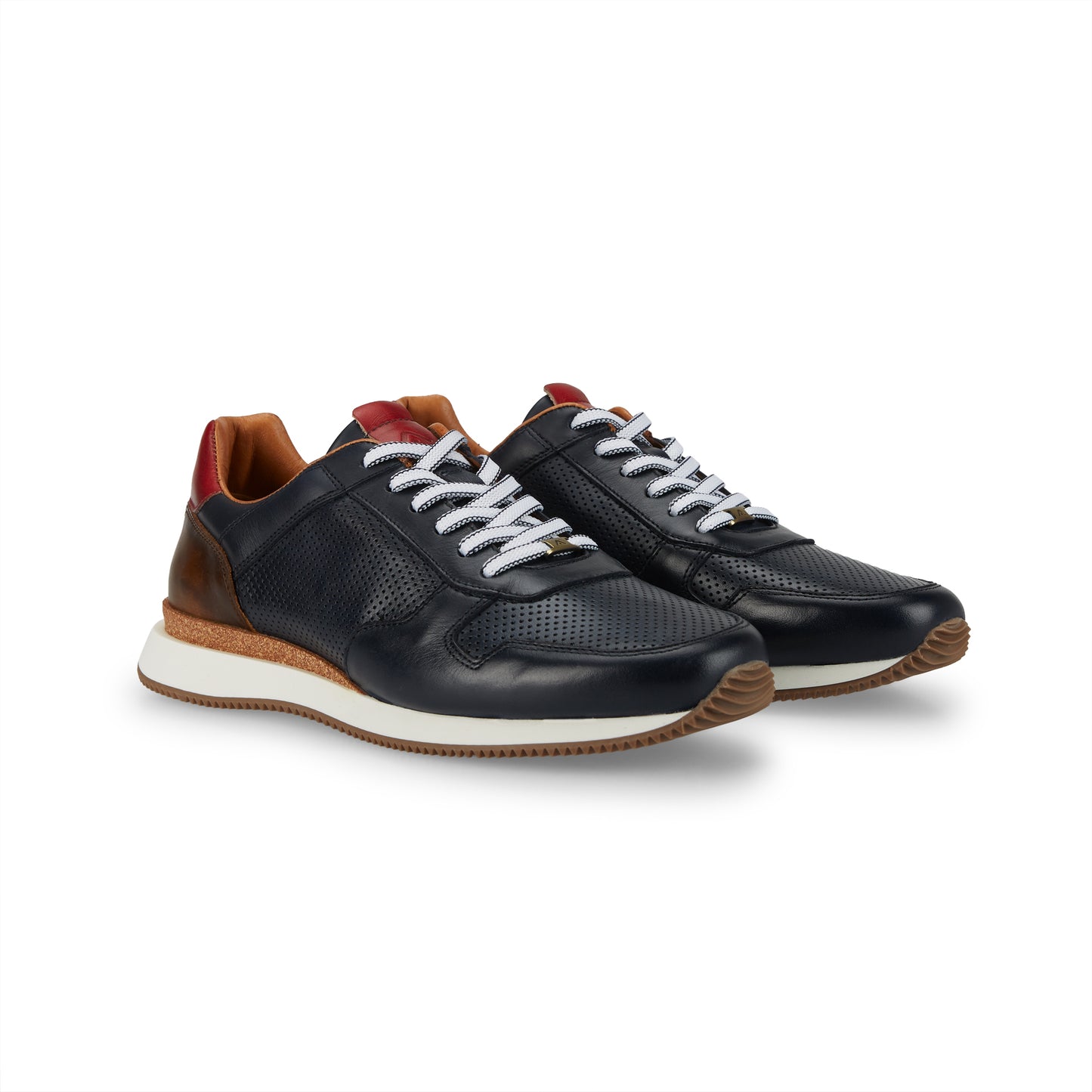 Sneakers da uomo in pelle traforata Ambitious