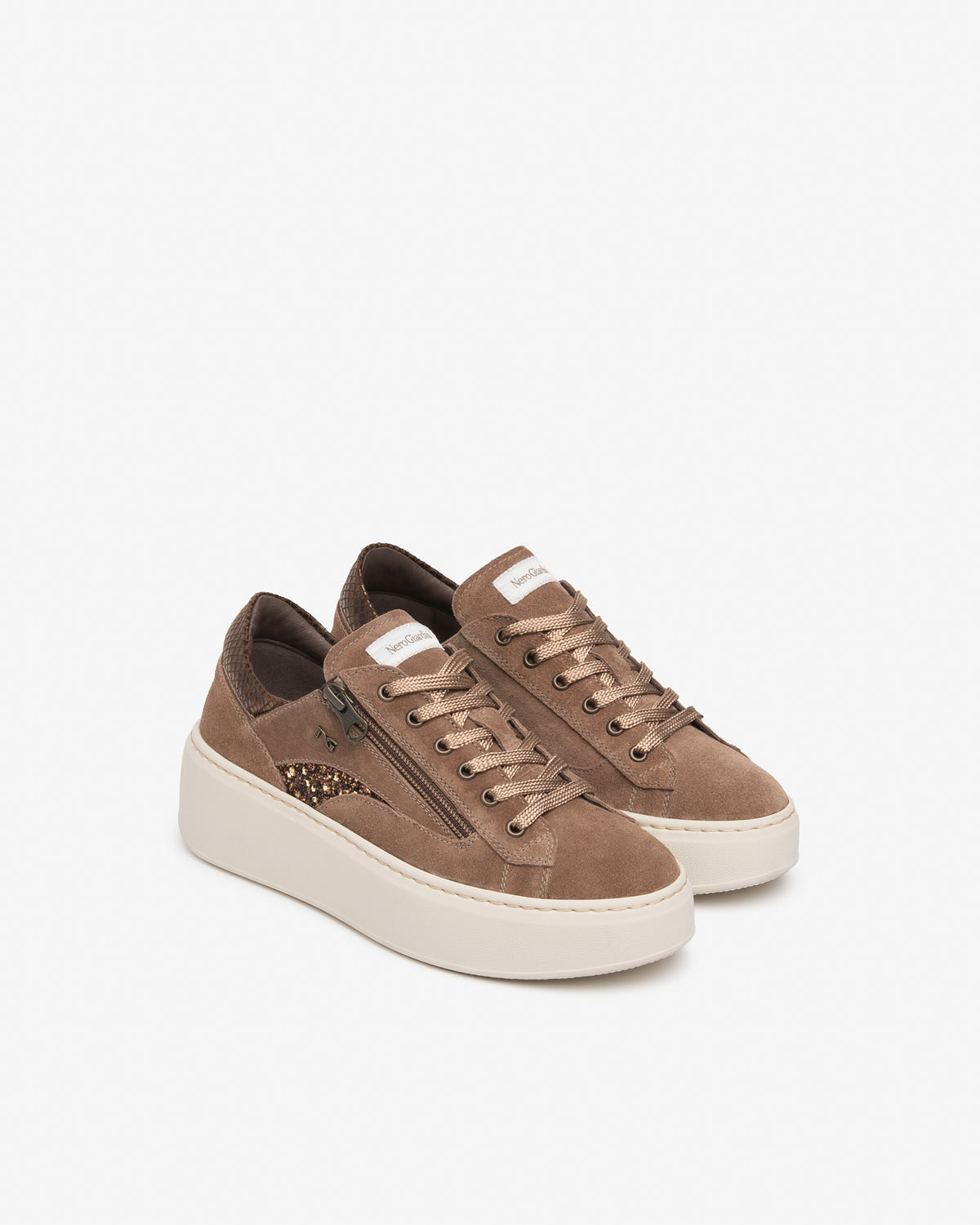 Sneakers da donna in pelle NeroGiardini
