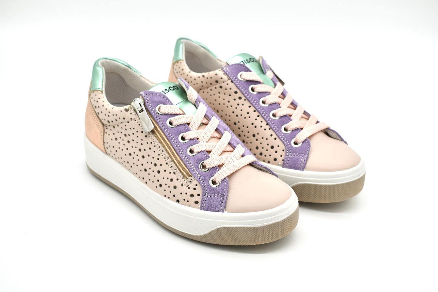 Sneakers da donna in pelle Igi & Co