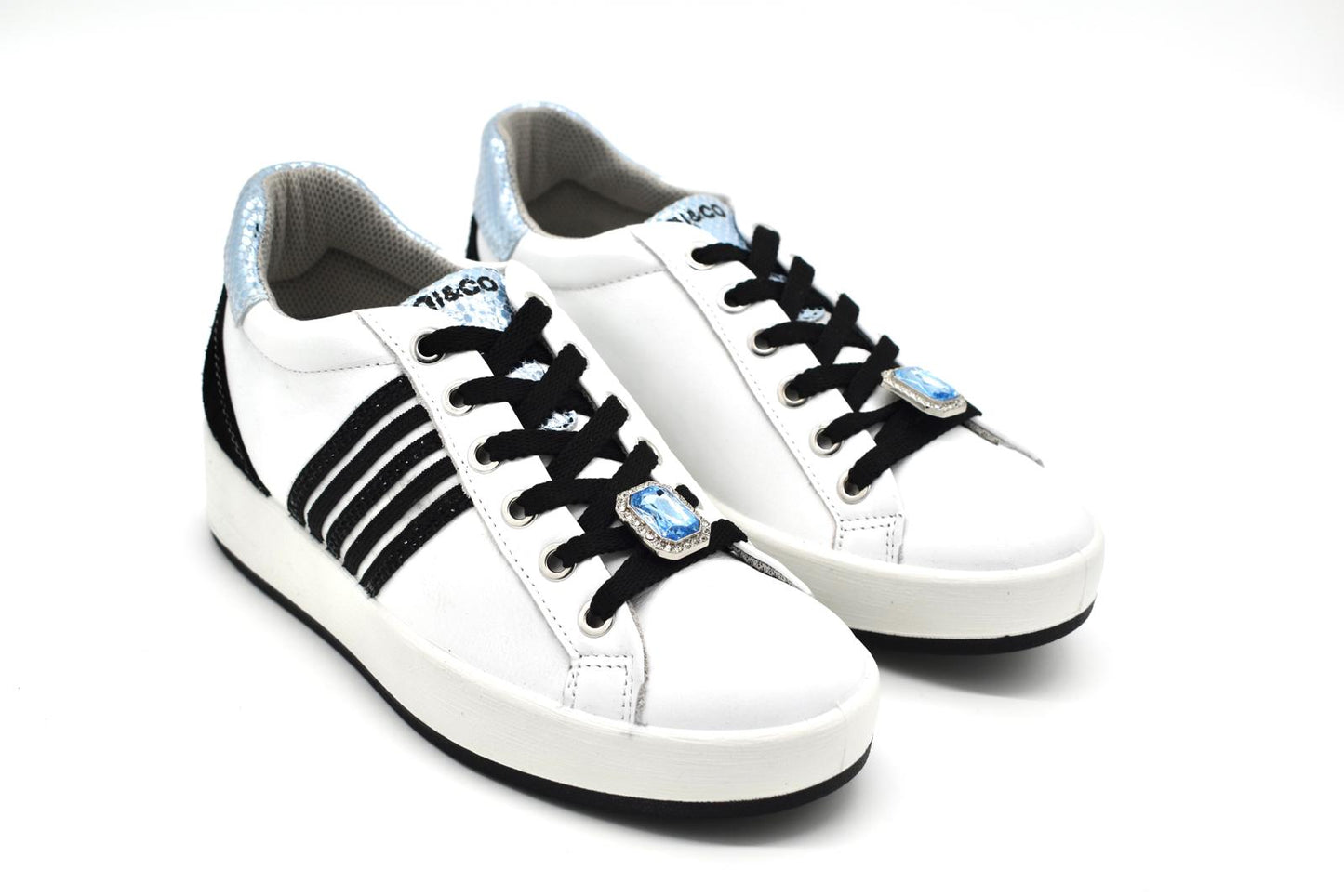 Sneakers da donna in pelle Igi & Co