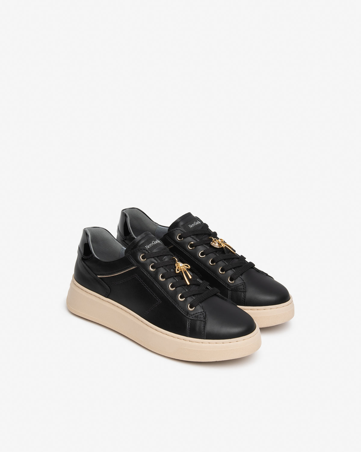 Sneakers da donna in pelle NeroGiardini