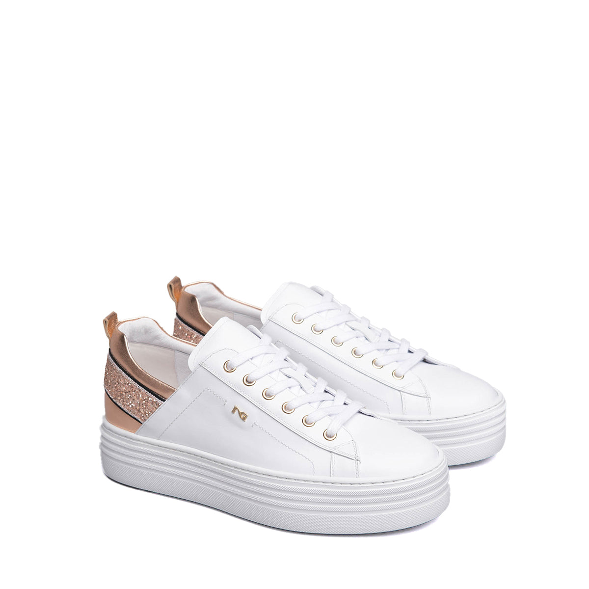 Sneakers da donna in pelle NeroGiardini