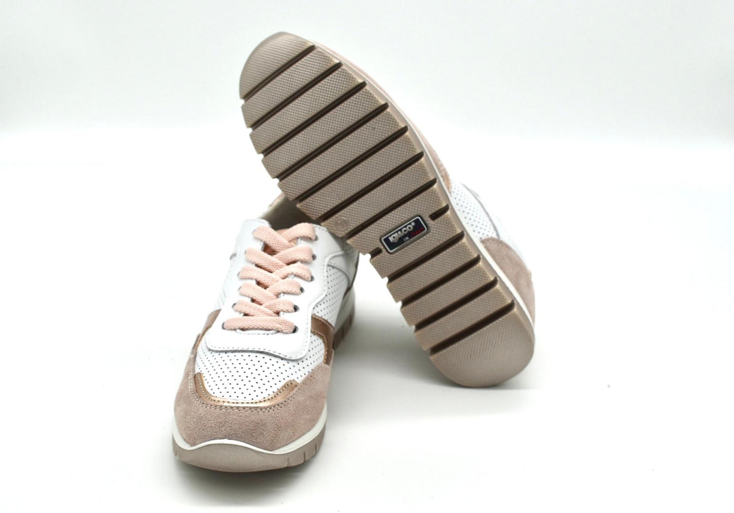 Sneaker da donna in pelle Igi & Co