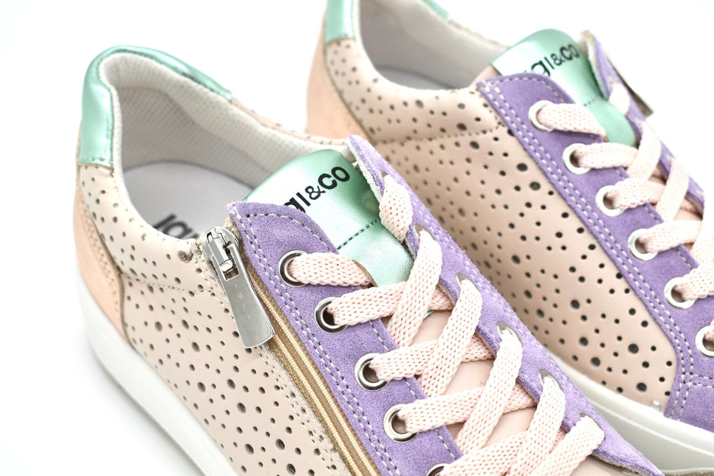 Sneakers da donna in pelle Igi & Co