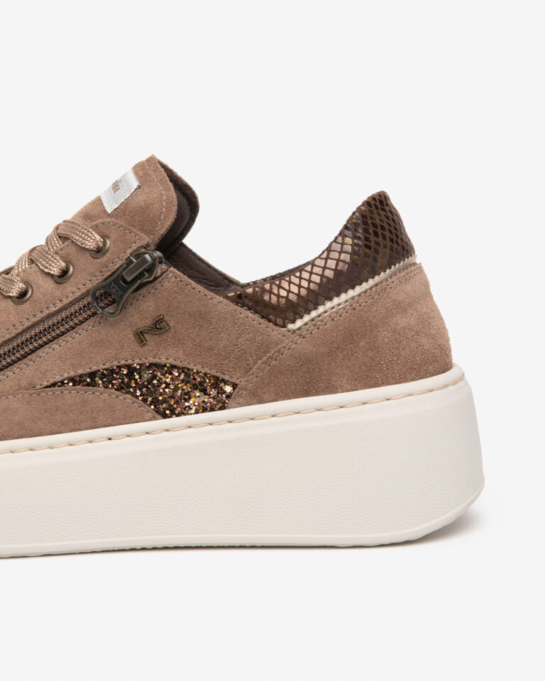 Sneakers da donna in pelle NeroGiardini